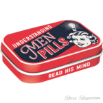 Retro Mint Tin - Understanding Men Pills - Sugar Free Mints - Pinup