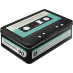 Retro Cassette Tape Tin - Storage