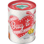 Retro Money Tin - Whisper My Favourite Words - Money Box