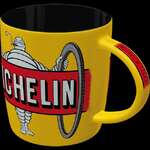 Michelin Bibendum Yellow Ceramic Mug | Nostalgic Art