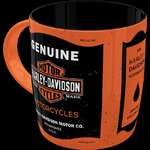 Harley Davidson Genuine Motorcycles Ceramic Mug | Nostalgic Art