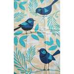 Blue Wren Cotton Kitchen Tea Towel