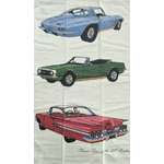 Classic Chevrolet Cars - Cotton Kitchen Tea Towel