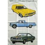 Classic Holden Cars Cotton Kitchen Tea Towel