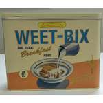 Weet-Bix Weetbix Storage Tin - Cereal - Hinged Lid 