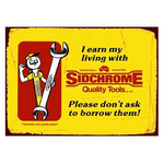 Sidchrome Tin Sign - Reproduction Vintage