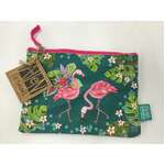 Pink Flamingo Zipper Pouch - 21 x 15 cm - Michelle Allen Designs