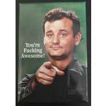 You're F**king Awesome - Funny Fridge Magnet - Retro Humour - Bill Murray