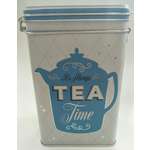 Clip Top Storage Tin - It's Always Tea Time - 1.3L
