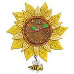 Bee Sunny Sunflower - Pendulum Clock - Michelle Allen Designs