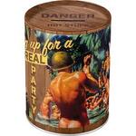 Retro Money Tin - Saving Up For A Real Party