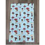 Mushrooms Cotton Kitchen Tea Towel
