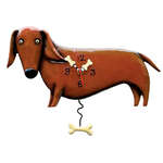 Oscar Dachshund Dog - Pendulum Clock - Michelle Allen Designs