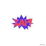 ZAP Brooch - Comic - MissJ Designs - Pop Art Collection