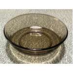 RETRO France Smoked Brown Glass Bowl - 14.4 cm