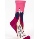 Heading To My Next Mistake - Women's Socks - Blue Q