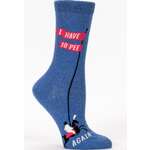 I Have To Pee Again | Funny Women's Crew Socks 