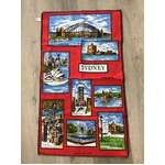 VINTAGE Sydney NSW Souvenir Tea Towel - Linen - Neil 