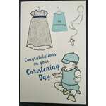 Christening Card - Boy - Louella Australia