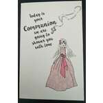Communion Card - Girl - Louella Australia