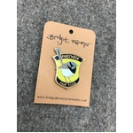 Fairy Wren Fan Club Enamel Pin | Bridget Farmer | Fairy Wren