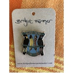 Black Cockie Fan Club Enamel Pin | Bridget Farmer | Black Cockatoo