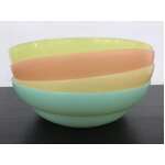 RETRO Tupperware Wonderlier Small Bowl x 4 - Harlequin Pastel - Australia