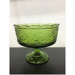 VINTAGE EO Brody M600 Green Pedestal Candy Bowl - USA