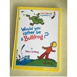 Would You Rather Be A Bullfrog? - Theo. LeSieg - Hard Cover Dr Suess Bright & Early Books EX CON
