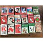 VINTAGE Redheads Greenlites Matchboxes w Label x 18