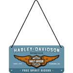 Harley Davidson Hanging Sign - Tin - Nostalgic Art