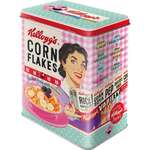 Retro Kellogg's Corn Flakes Storage Tin - Vintage Style - Happy Hostess