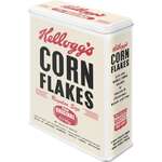 Retro Kellogg's Corn Flakes Storage Tin - Vintage Style - Original