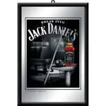 Jack Daniels Billiards Mirror - Framed - 20 x 30 cm in box