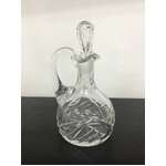 VINTAGE Crystal Jug w Stopper - 16 cm Tall 