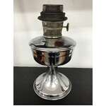 VINTAGE Super Aladdin Kerosene Table Lamp - British Made - Chrome on Brass Base 