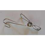 Stainless Steel Hanging Clothes Pegs - 10 Wire Pegs