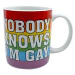 Nobody Knows I'm Gay - Ceramic Mug