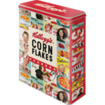 Cereal Storage Tin - Kellogg's Corn Flakes Collage - 4L - Nostalgic Art 