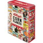 Kellogg's Corn Flakes Collaged Storage Tin
