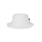 Terry Towelling Bucket Hat | White | Size L | Wide Brim | Unisex Beach Style | Australian Design