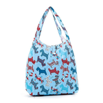 Blue Scotty Shopper Bag - Foldable - Durable Eco Friendly