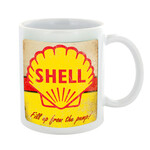 Shell Fuel Mug - Petrol, Oil, Fuel Memorabilia - Ceramic 