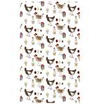 Chickens Cotton Kitchen Tea Towel