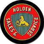 Holden Sales & Service Tin Sign - Round