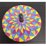 Schylling Spinning Top | Pink Yellow Blue | Colour Changing Illusion