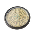Flinders Compass | Brass & Bronze Finish | Bevelled Glass | Nautical Decor