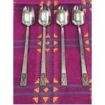 MIDCENTURY Stainless Steel Sporks Splayds - Lot of 4 - Korea 
