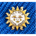 I'm a Ray of Fu(king Sunshine Lapel Pin - Jubly-Umph Originals