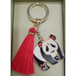 Panda Keychain Keyring - Enamel with Tassel